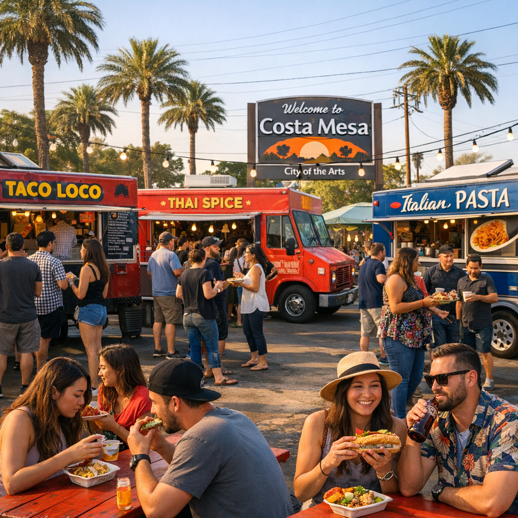 Costa Mesa’s Culinary Scene: New Eateries and Food Trucks to Explore